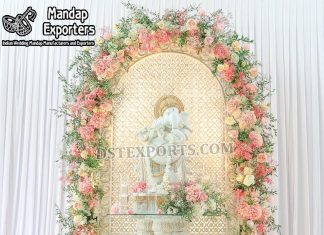 Gorgeous Banquet Hall Entry Decor Booth With FRP Vinayaka Gorgeous Banquet Hall Entry Decor Booth With FRP Vinayaka