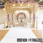 Inspirational Wedding Round Shape Mastani Mandap