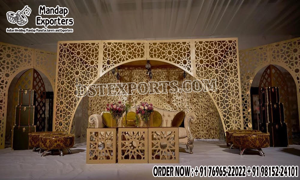 Lavish Persian Style Wedding Stage Arches