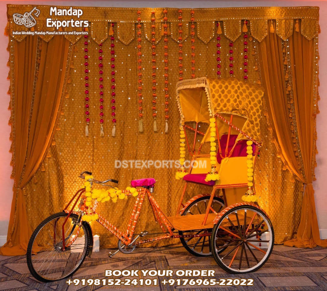 Lovely Selfie Booth Rickshaw For Wedding Decor