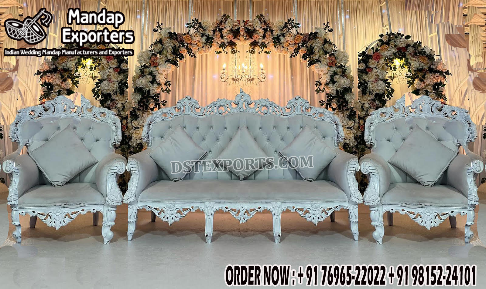 Modern Wedding Roman Theme Stage Sofa Set 