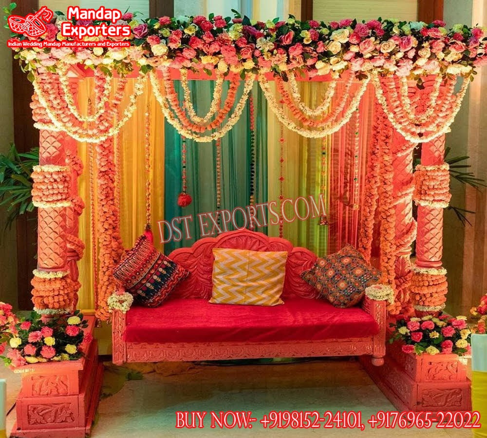 Swing Decoration for South Indian Dhoti Ceremony