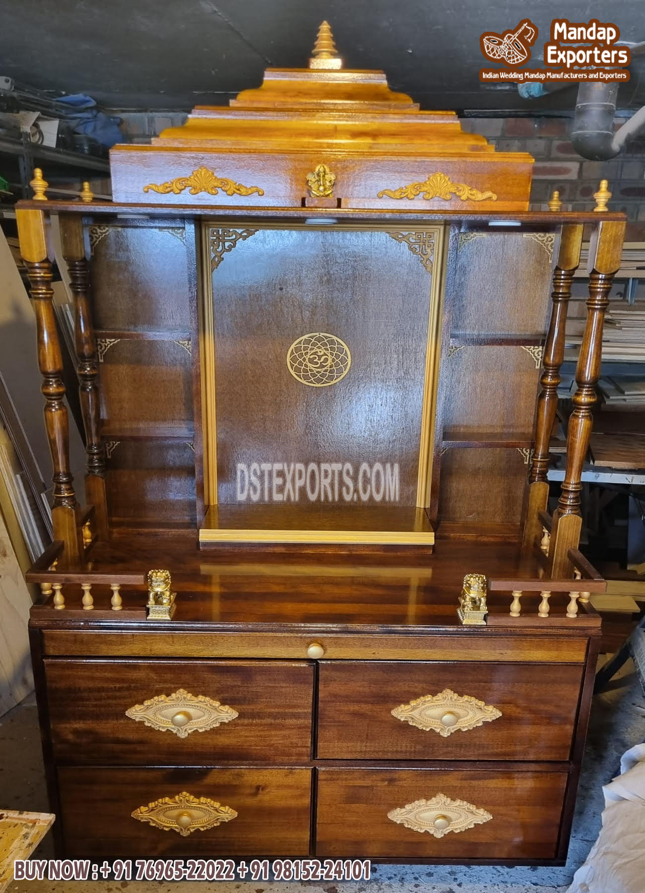 Traditional Teak Wooden Temples For Office