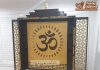 Trendy Teak Wooden Temple With OM Design Trendy Teak Wooden Temple With OM Design