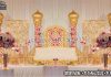 Elegant Malaysian Weddings Golden Theme Stage Decor Elegant Malaysian Weddings Golden Theme Stage Decor