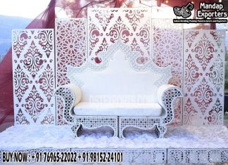 Moroccan Theme Wedding White Laser Cut Frames Moroccan Theme Wedding White Laser Cut Frames