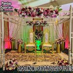 South Asian Wedding Sankheda Mandap Setup
