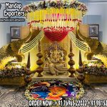 Traditional Wedding Hall Entrance Ganesha Decor
