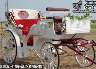 Victorian Style 4 Seater Horse Drawn Carriage Victorian Style 4 Seater Horse Drawn Carriage
