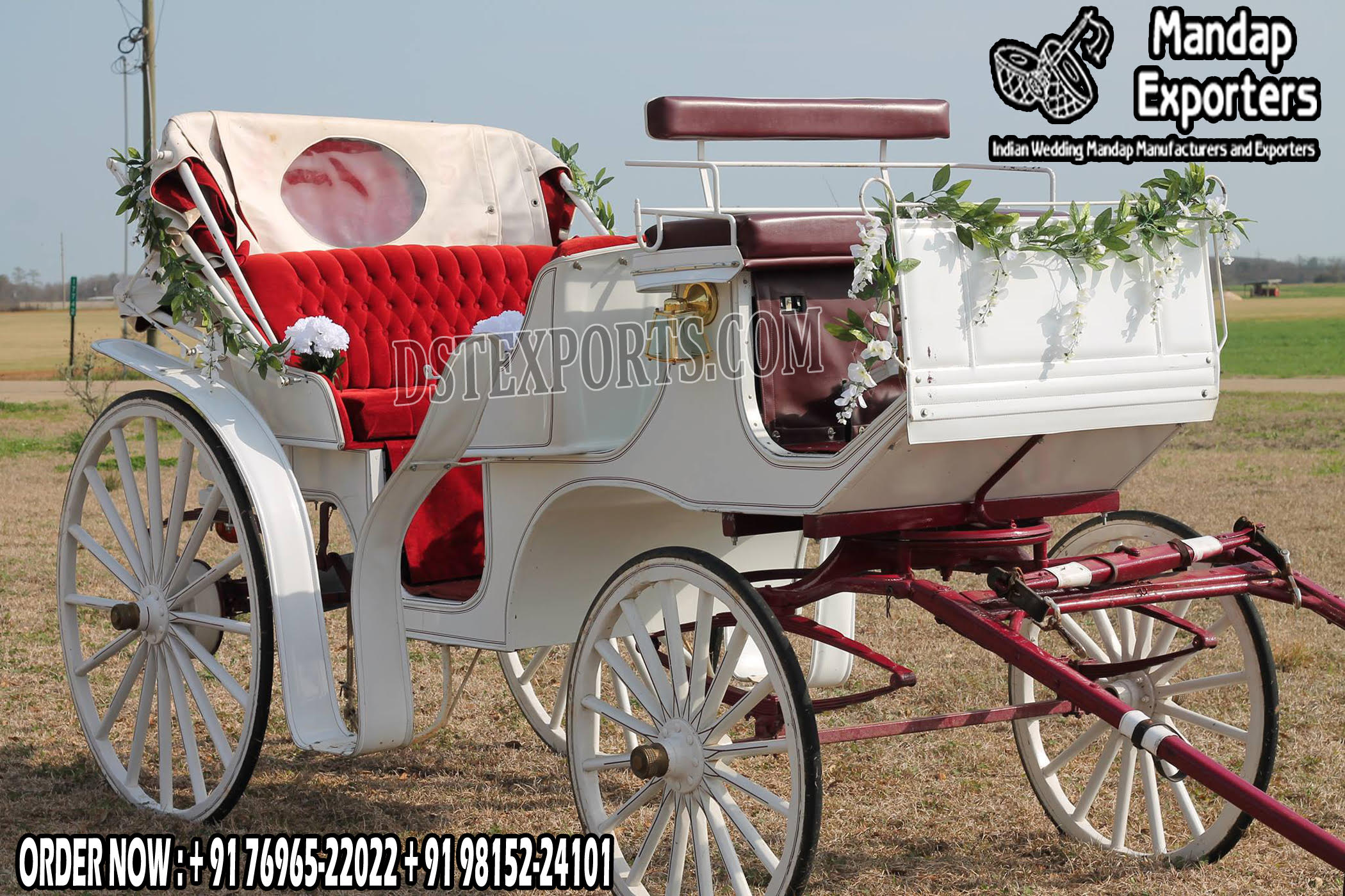 Victorian Style 4 Seater Horse Drawn Carriage
