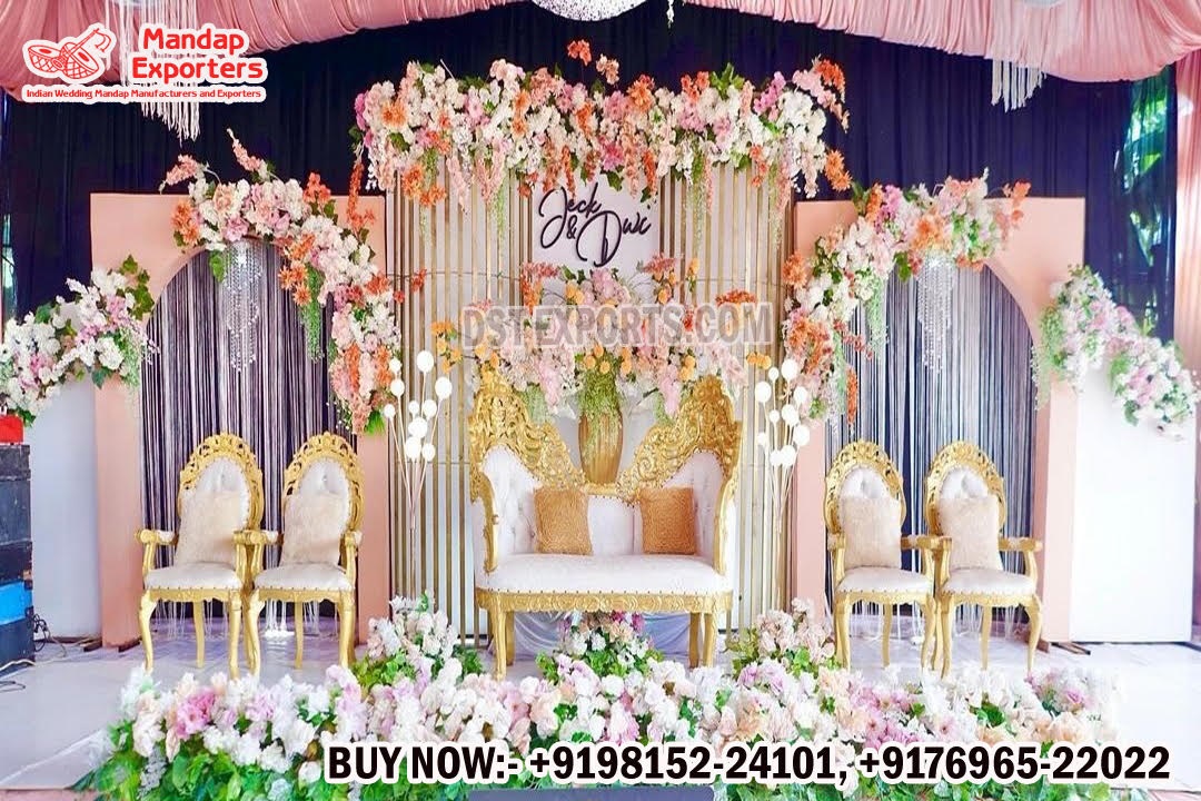 Wedding Anniversary Stage Throne Furniture Set