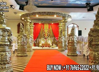 Designer Heavy Carving Pillars For Walkway Decoration These Pillars are made of unbreakable fiberglass with high quality deco paints.