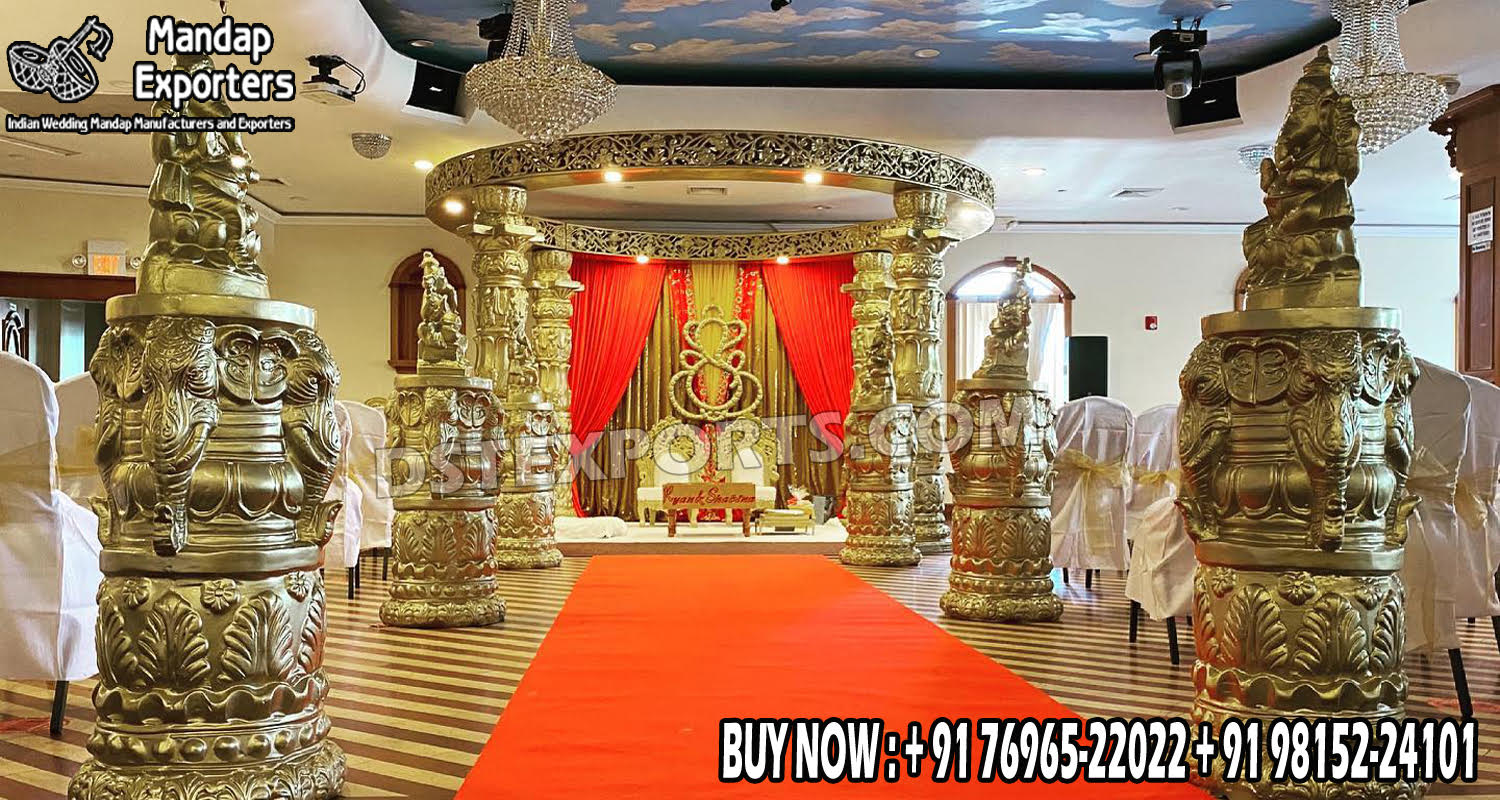 These Pillars are made of unbreakable fiberglass with high quality deco paints.