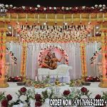 This Wedding Mandap is made of unbreakable fiberglass, light weighted, high quality deco painted.