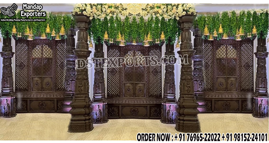 This Mandap is made of unbreakable fiberglass with high quality deco paints.