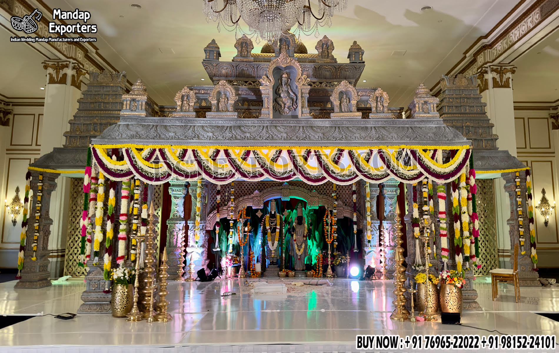 we are manufacturer and exporters of all types pof wedding product like - wedding mandap , crystal mandaps ,metal mandaps, stages , wedding frames/panels, wedding sofa set, bride groom chairs, mandap chairs ,punjabi culture statues , wedding swings , horse drawn carriages ,backdrop curtain etc.