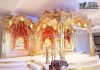 Gujarati Theme Maharani Wedding Mayur Mandap Decor Fiber Mandaps, Wooden Mandaps, Crystal Mandaps, Metal Mandaps, Mandap stage, Indian Mandaps, Modern mandaps, open mandap, Wooden Look Mandap, FRP Mandaps, Antique Mandaps, Brown Mandap, Wooden look fiber mandap