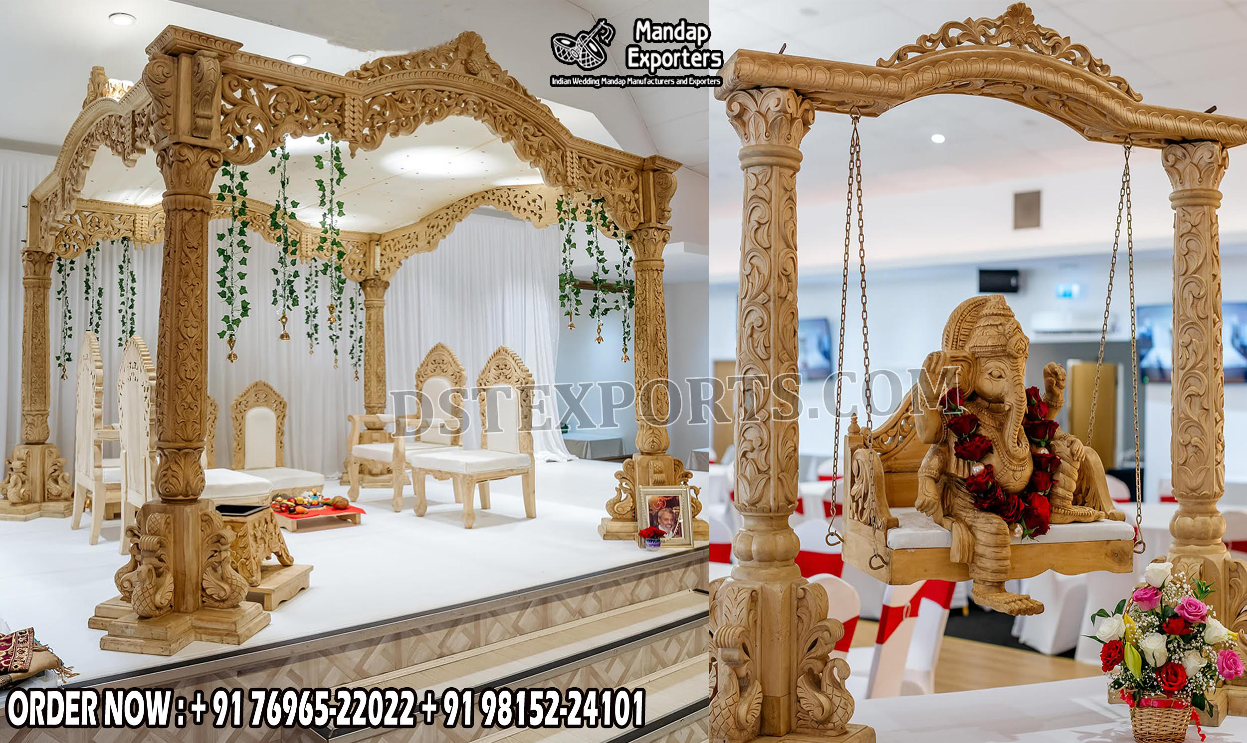 Fiber Mandaps, Wooden Mandaps, Crystal Mandaps, Metal Mandaps, Mandap stage, Indian Mandaps, Modern mandaps, open mandap, Wooden Look Mandap, FRP Mandaps, Antique Mandaps, Brown Mandap, Wooden look fiber mandap