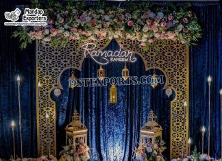 Modern Mehrab Back- Frame For Ramadan Decoration Wedding Mandaps Wedding Stages Wedding Furniture Horse Drawn Carriages Fiber Decoration Items Mehndi Sangeet and Haldi decor props