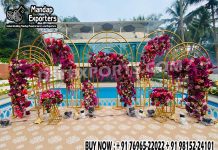 Outdoor Theme Poolside Decor Wedding Arches