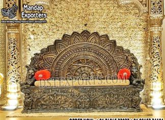 South Indian Puberty Ceremony Sofa Seat This Sofa is made of premium quality wood with high quality polyester polishes and proper hand carving.