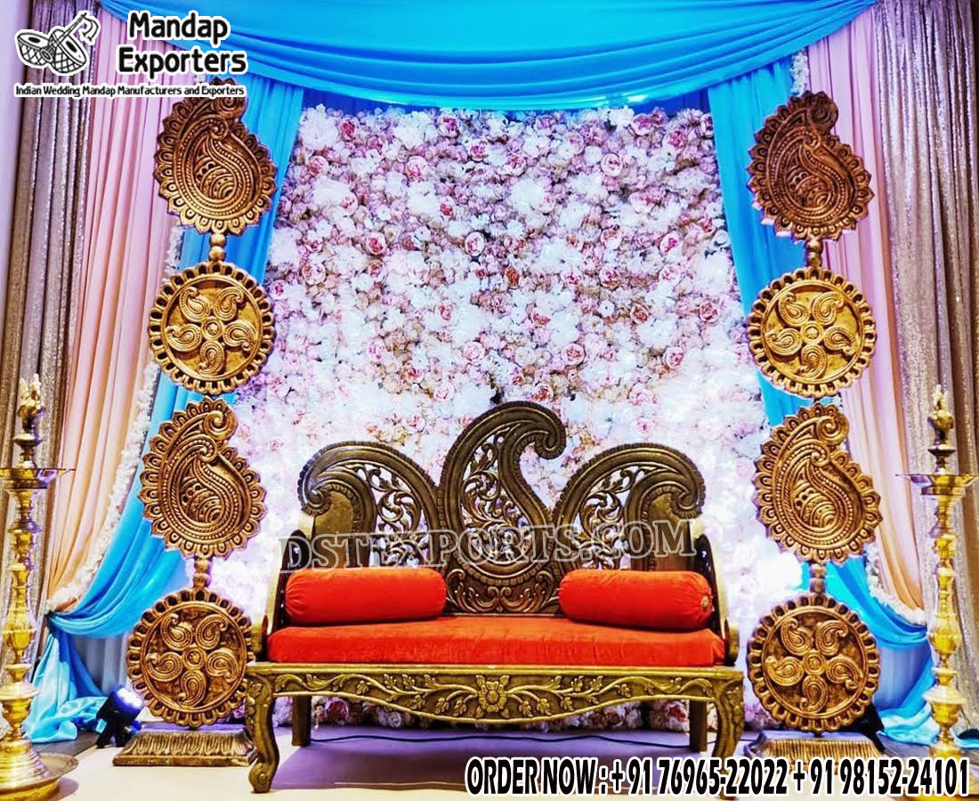DST EXPORTS is manufacturing & Exporting products like Wedding Mandaps, Wedding Stages, Wedding Furniture, Wedding Dolis, Wedding Stage Backdrop Frames and Panels, Wedding Horse Drawn Carriages