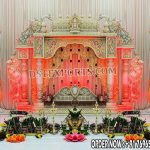 This Mandap is made of unbreakable fiberglass with high quality deco paints.