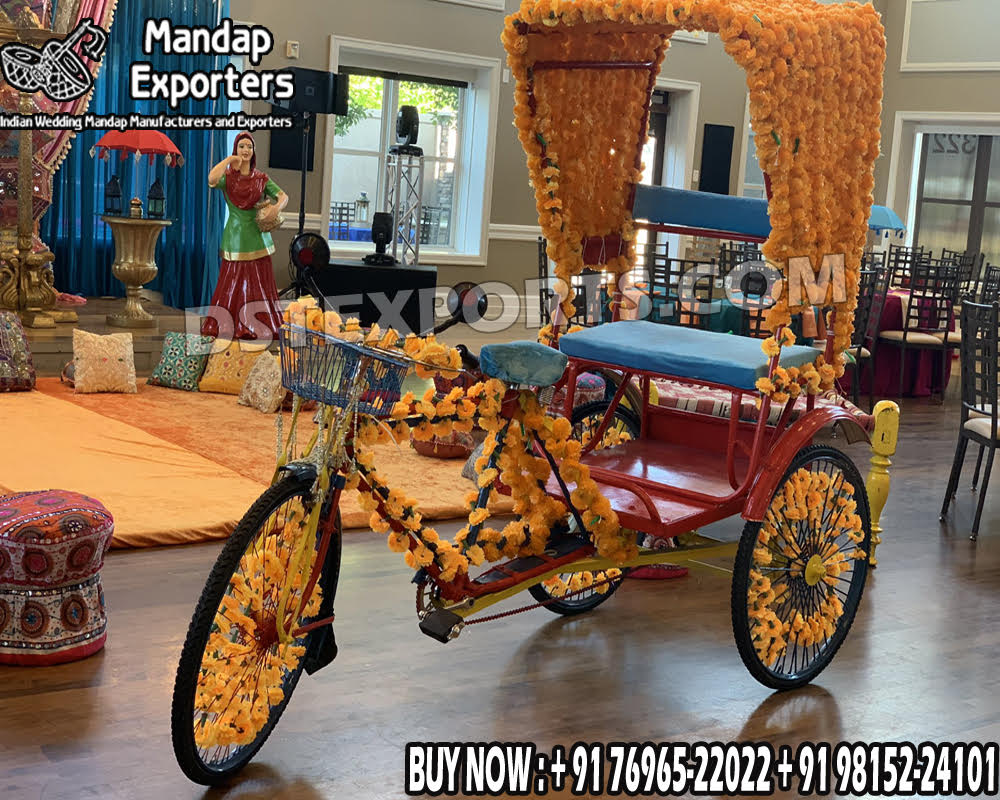 Wedding Mandaps Wedding Stages Wedding Furniture Horse Drawn Carriages Fiber Decoration Items Mehndi Sangeet and Haldi decor props
