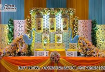 Colourful Laser Cut Frame For Arabian Weddings Wedding Mandaps Wedding Stages Wedding Furniture Horse Drawn Carriages Fiber Decoration Items Mehndi Sangeet and Haldi decor props