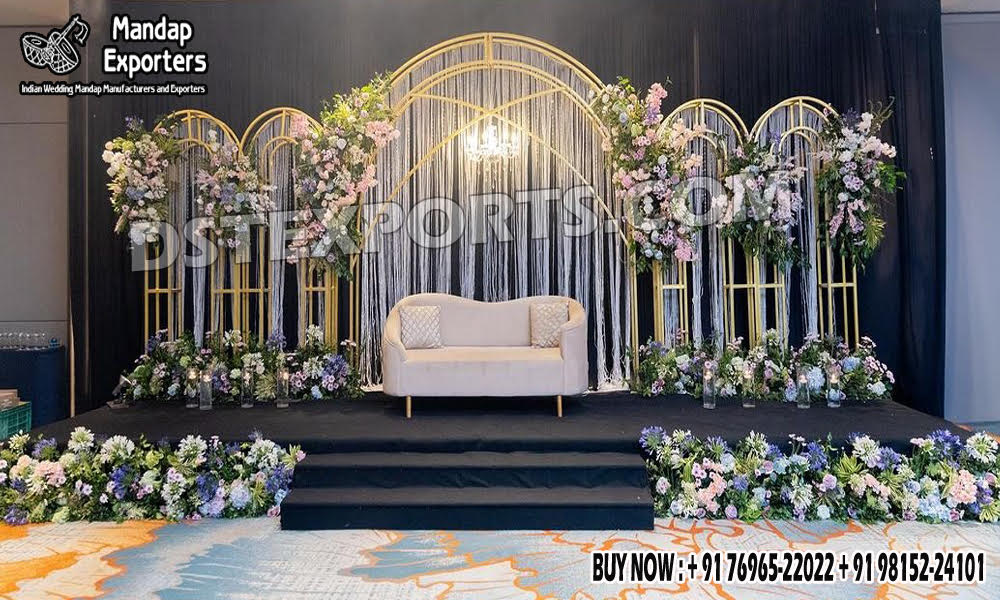 Wedding Mandaps Wedding Stages Wedding Furniture Horse Drawn Carriages Fiber Decoration Items Mehndi Sangeet and Haldi decor props