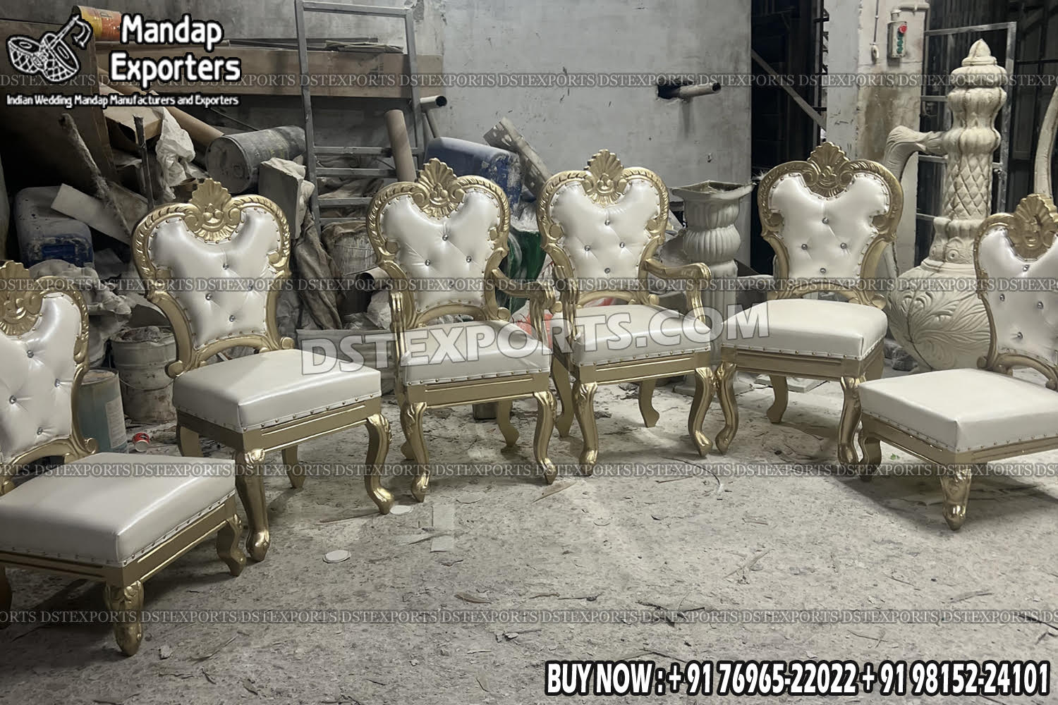 we are manufacturer and exporters of all types pof wedding product like - wedding mandap , crystal mandaps ,metal mandaps, stages , wedding frames/panels, wedding sofa set, bride groom chairs, mandap chairs ,punjabi culture statues , wedding swings , horse drawn carriages ,backdrop curtain etc.