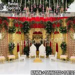 we are manufacturer and exporters of all types pof wedding product like - wedding mandap , crystal mandaps ,metal mandaps, stages , wedding frames/panels, wedding sofa set, bride groom chairs, mandap chairs ,punjabi culture statues , wedding swings , horse drawn carriages ,backdrop curtain etc.