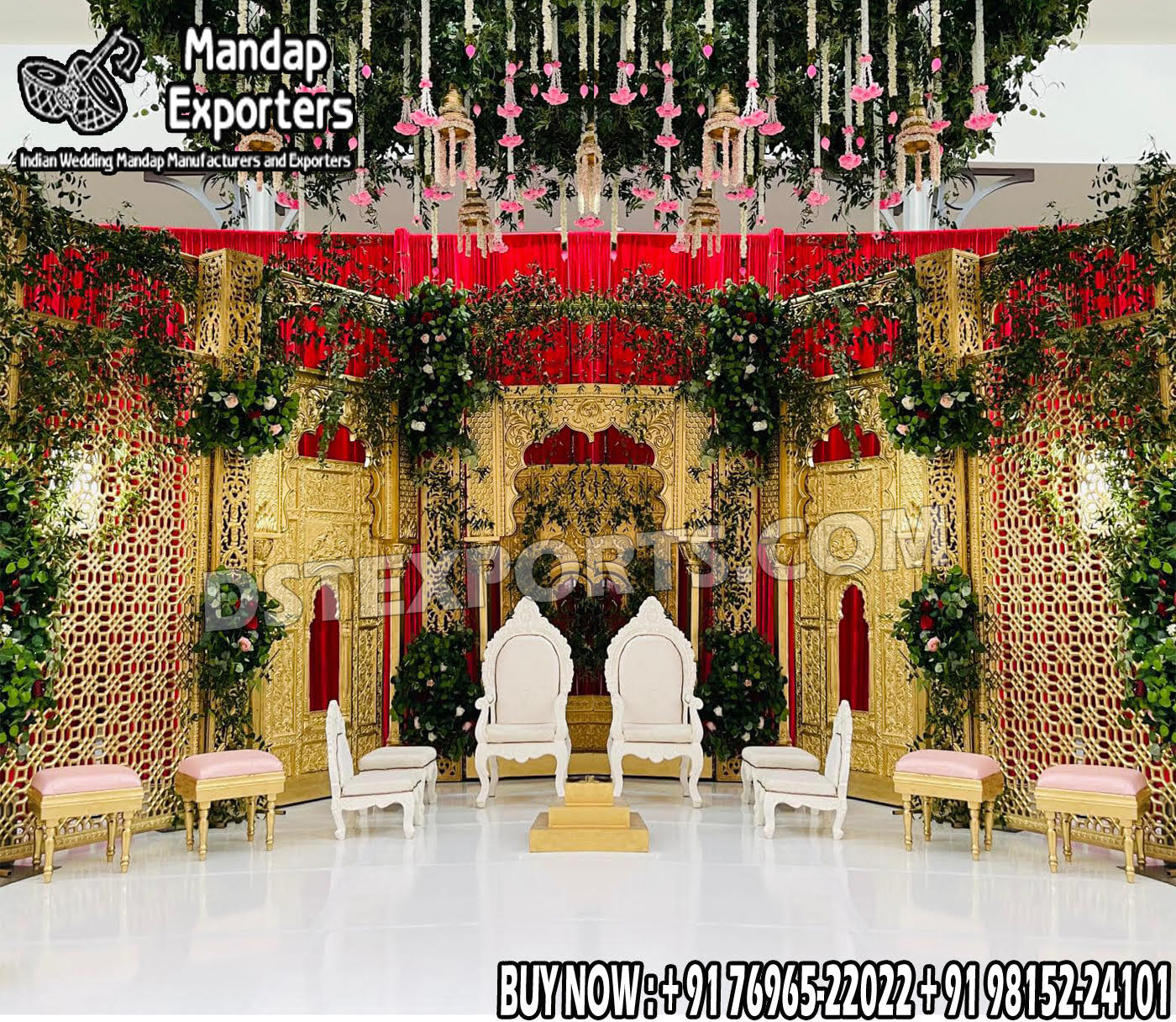 we are manufacturer and exporters of all types pof wedding product like - wedding mandap , crystal mandaps ,metal mandaps, stages , wedding frames/panels, wedding sofa set, bride groom chairs, mandap chairs ,punjabi culture statues , wedding swings , horse drawn carriages ,backdrop curtain etc.
