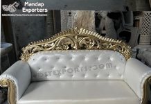 Prettiest Ring Ceremony Wedding Stage Loveseat