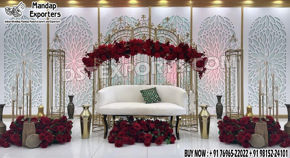 Wedding Mandaps Wedding Stages Wedding Furniture Horse Drawn Carriages Fiber Decoration Items Mehndi Sangeet and Haldi decor props