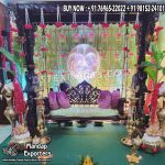 Wedding Mandaps Wedding Stages Wedding Furniture Horse Drawn Carriages Fiber Decoration Items Mehndi Sangeet and Haldi decor props