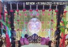 Trending Indian Wedding Swing Idea for Pithi Ceremony Wedding Mandaps Wedding Stages Wedding Furniture Horse Drawn Carriages Fiber Decoration Items Mehndi Sangeet and Haldi decor props