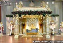 Grand Tamilian Wedding Kanyadanam Mandap Setup we are manufacturer and exporters of all types pof wedding product like - wedding mandap , crystal mandaps ,metal mandaps, stages , wedding frames/panels, wedding sofa set, bride groom chairs, mandap chairs ,punjabi culture statues , wedding swings , horse drawn carriages ,backdrop curtain etc.