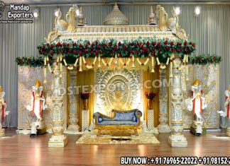 Grand Tamilian Wedding Kanyadanam Mandap Setup we are manufacturer and exporters of all types pof wedding product like - wedding mandap , crystal mandaps ,metal mandaps, stages , wedding frames/panels, wedding sofa set, bride groom chairs, mandap chairs ,punjabi culture statues , wedding swings , horse drawn carriages ,backdrop curtain etc.