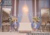 Modern Wedding Backdrop Candle Stand Metal Frame Wedding Mandaps Wedding Stages Wedding Furniture Horse Drawn Carriages Fiber Decoration Items Mehndi Sangeet and Haldi decor props