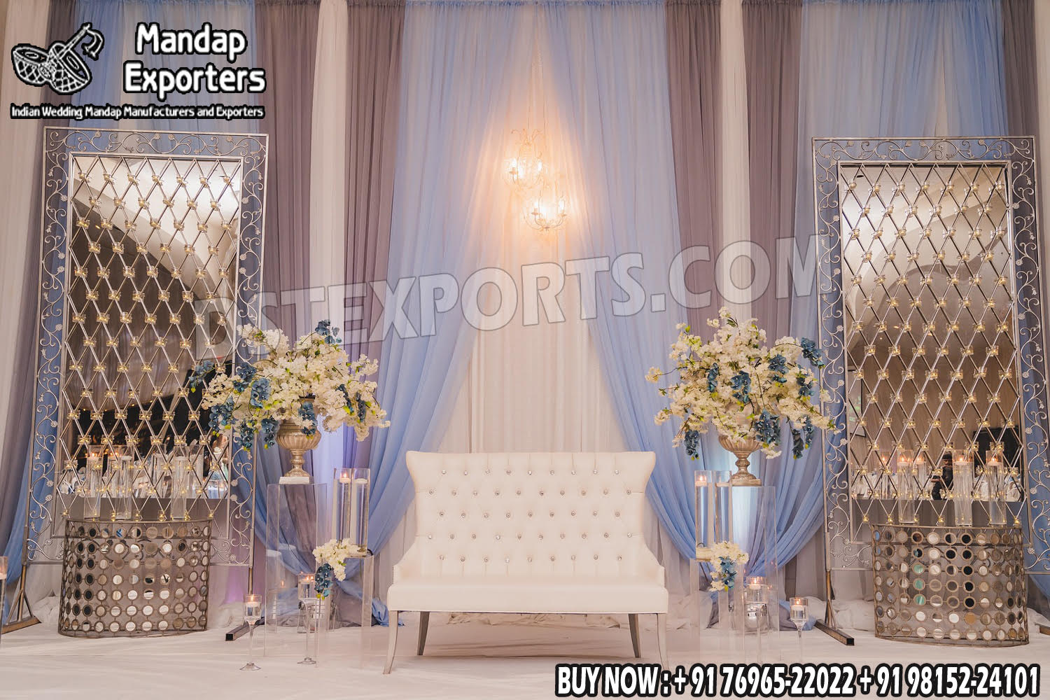 Wedding Mandaps Wedding Stages Wedding Furniture Horse Drawn Carriages Fiber Decoration Items Mehndi Sangeet and Haldi decor props