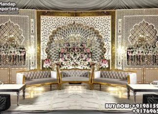 Western Wedding Theme Shiny & Sparkling Mirror Screens /Panels