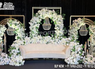 Exclusive Wedding Event Reception Stage Metal Frames