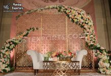 Gorgeous Candle Backdrop Stands For Wedding Decor Wedding Mandaps Wedding Stages Wedding Furniture Horse Drawn Carriages Fiber Decoration Items Mehndi Sangeet and Haldi decor props