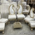 we are manufacturer and exporters of all types pof wedding product like - wedding mandap , crystal mandaps ,metal mandaps, stages , wedding frames/panels, wedding sofa set, bride groom chairs, mandap chairs ,punjabi culture statues , wedding swings , horse drawn carriages ,backdrop curtain etc.