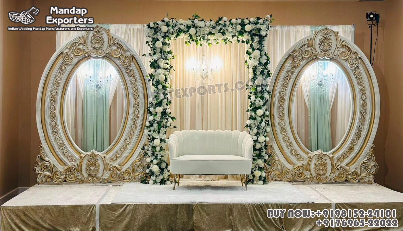 Wedding Mandaps Wedding Stages Wedding Furniture Horse Drawn Carriages Fiber Decoration Items Mehndi Sangeet and Haldi decor props