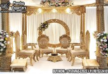 Most Stylish Carved Wedding Chairs For Mandap we are manufacturer and exporters of all types pof wedding product like - wedding mandap , crystal mandaps ,metal mandaps, stages , wedding frames/panels, wedding sofa set, bride groom chairs, mandap chairs ,punjabi culture statues , wedding swings , horse drawn carriages ,backdrop curtain etc.