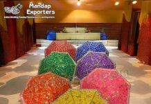 New Design Embroidered Umbrellas For Wedding Decoration we are manufacturer and star exporters of all types pof wedding product like - wedding mandap , crystal mandaps ,metal mandaps, stages , wedding frames/panels, wedding sofa set, bride groom chairs, mandap chairs ,punjabi culture statues , wedding swings , horse drawn carriages ,backdrop curtain etc.