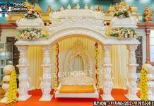 New Mayura Designer Tamil Manavarai Stage we are manufacturer and exporters of all types pof wedding product like - wedding mandap , crystal mandaps ,metal mandaps, stages , wedding frames/panels, wedding sofa set, bride groom chairs, mandap chairs ,punjabi culture statues , wedding swings , horse drawn carriages ,backdrop curtain etc.