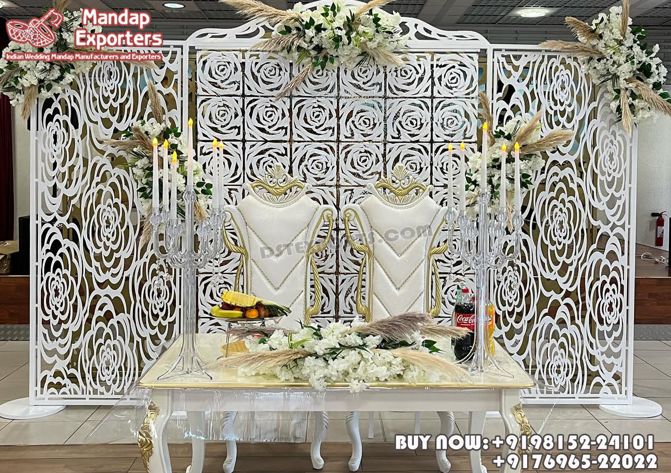 Wedding Mandaps Wedding Stages Wedding Furniture Horse Drawn Carriages Fiber Decoration Items Mehndi Sangeet and Haldi decor props